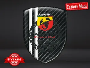 Fiat Abarth Adesivo Silicone Edizione Esclusiva Etichette Lusso